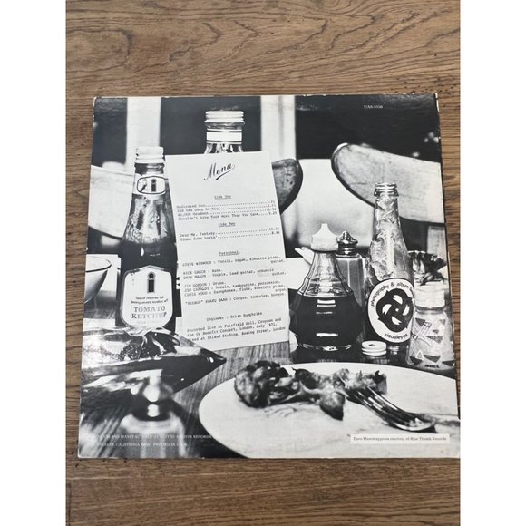 Traffic "Welcome To The Canteen" United Artists Vinyl Record UAS-5550 Rock Album - Picture 6 of 6